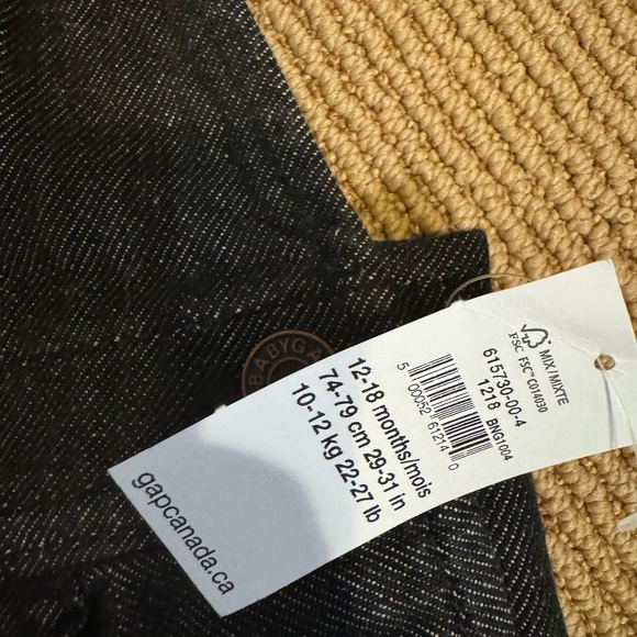 Gap Kids Lined Overalls BNWT - Picture 4 of 4